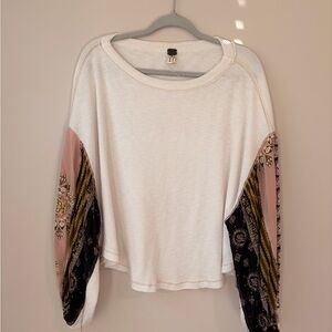 Free People Balloon Sleeve Top